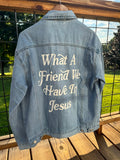 What a Friend In Jesus Denim Jacket